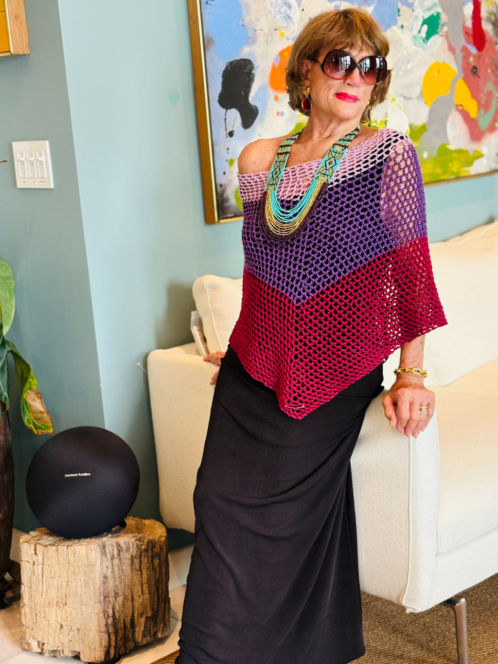 Limited edition handmade poncho one of a kind
